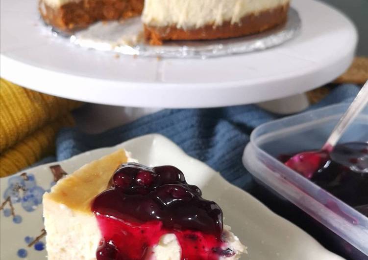 Step-by-Step Guide to Make Quick New Yolk Blueberry Cheesecake