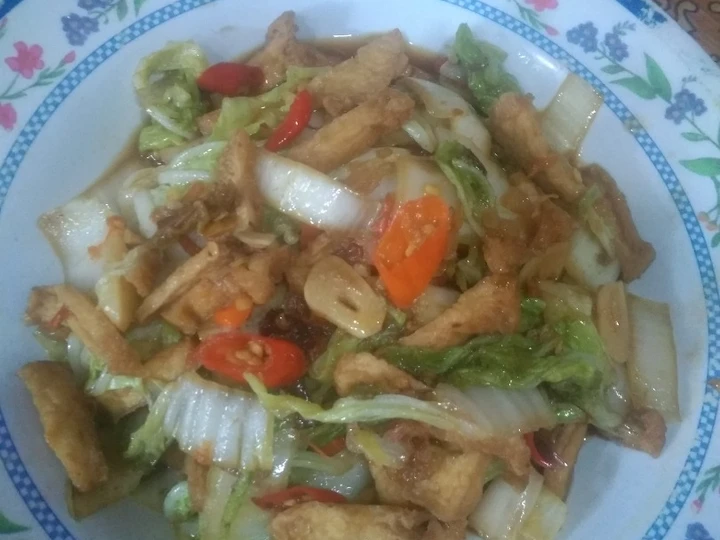Cara Gampang Menyiapkan Resep Oseng Tahu Sawi putih yang Sempurna Anti Ribet, Uenak Banget