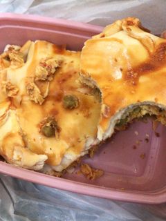 Una foto de Tarta de pollo y remolacha 🥰