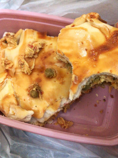 Una foto de Tarta de pollo y remolacha 🥰