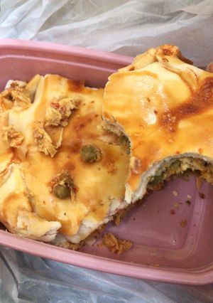 Una foto de Tarta de pollo y remolacha 🥰