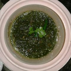 A picture of Coriander chutney.