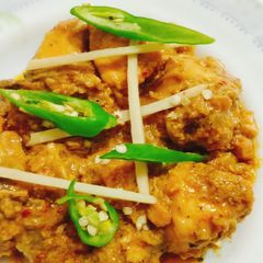A picture of Dhaba chicken.