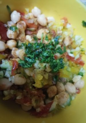 A picture of Capsicum chaat.