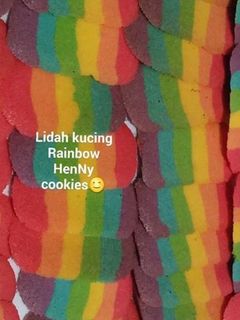 Foto resep Lidah kucing rainbow