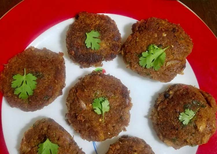 Recipe of Super Quick Homemade Hyderabadi Mutton shaami kebab