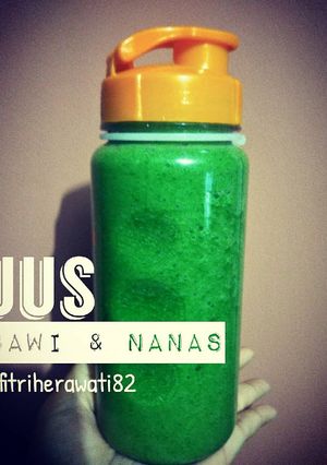Foto resep Jus sehat : Sawi Nanas