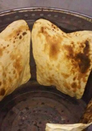 صورة لوصفة خبز تنور على الطريقه الضالعيه