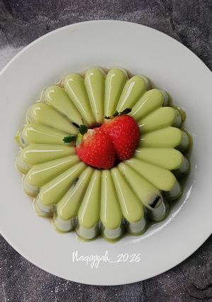 Foto resep Puding matcha cincau