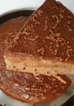 A picture of Chocolate biscuit cake.
