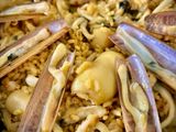 Arroz con sepia y navajas