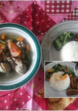 Foto resep Sop tetelan bakso sapi