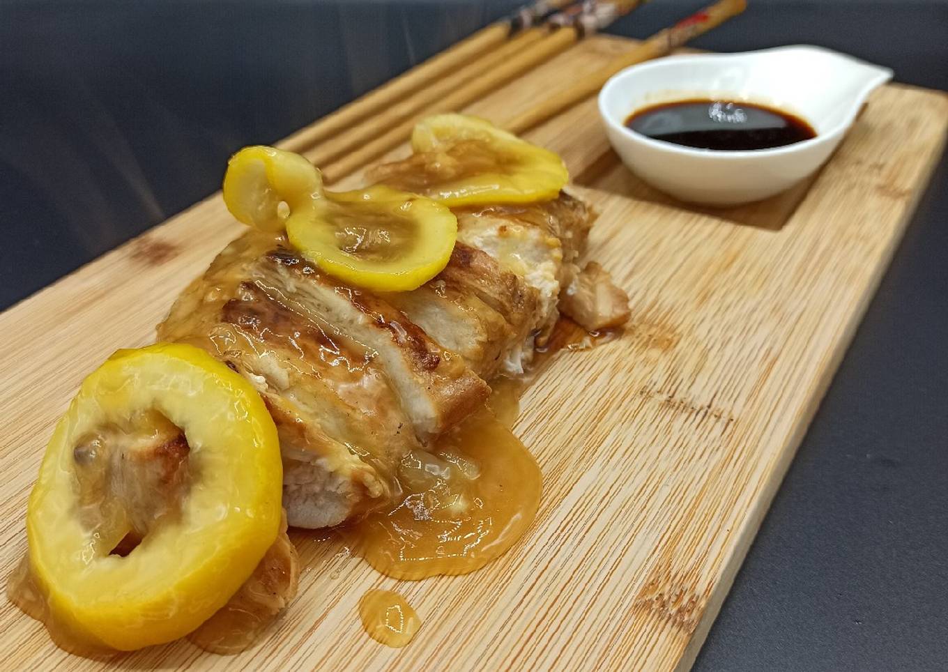 Pollo al limón estilo chino