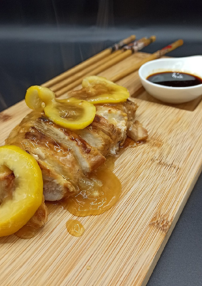Una foto de Pollo al limón estilo chino
