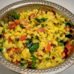 A picture of Konkani Style Authentic Dadpe Pohe.