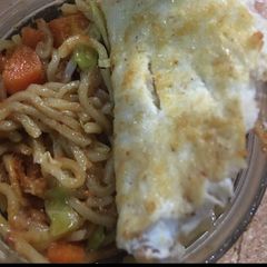 A picture of Indomie surprise.