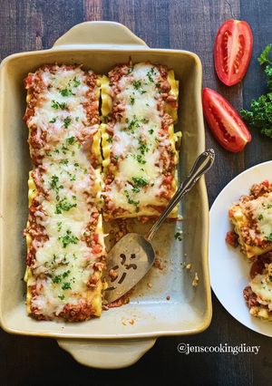 A picture of Easy Lasagna Rolls Up.