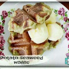 A picture of Potato-Seaweed Waffles.