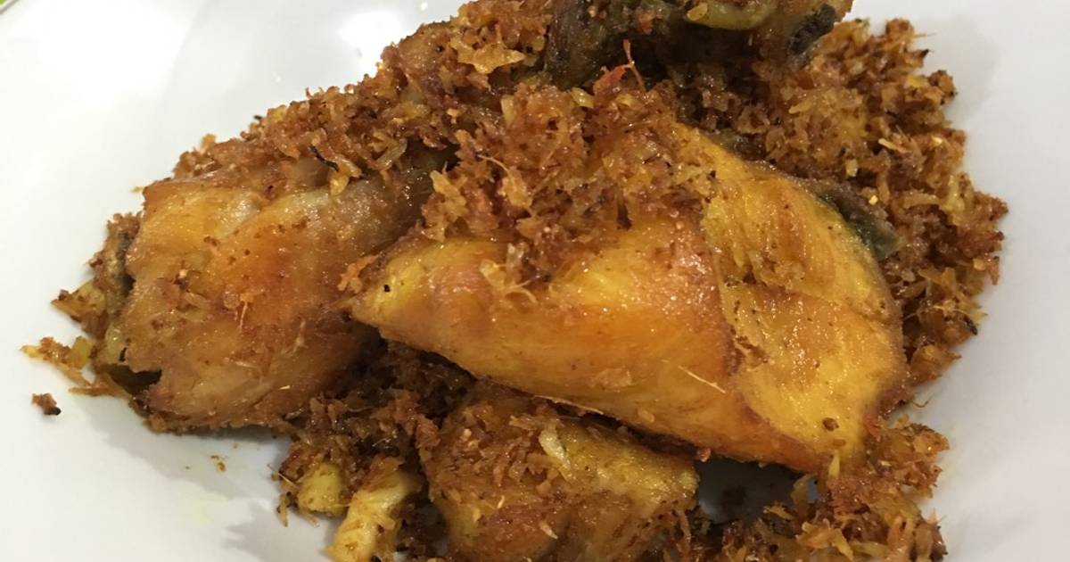 Resep Ayam goreng serundeng kelapa oleh Sz22ly - Cookpad