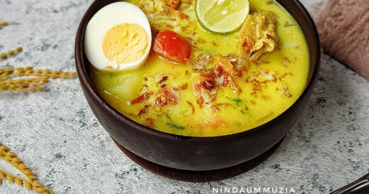 Resep Soto Aceh (daging Ayam) Rasanya Maknyus