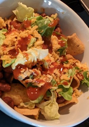 A picture of Frito Pie.