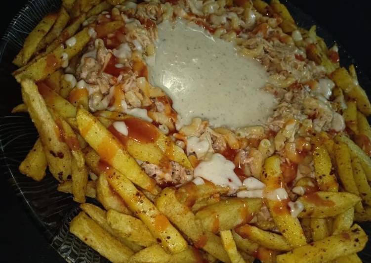 Easiest Way to Make Loaded Fries in 18 Minutes for Young Wife