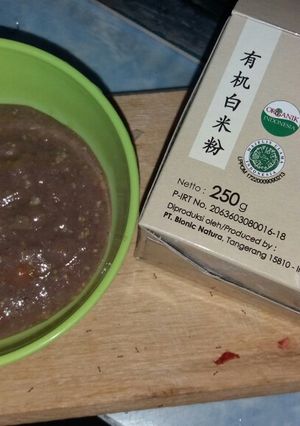 Foto resep Bubur daging edamame