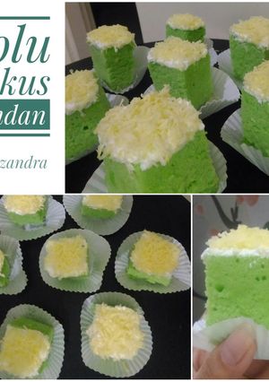 Foto resep Bolu kukus pandan