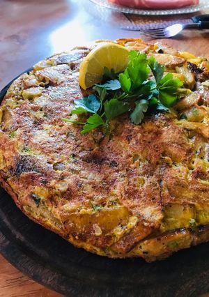 Una foto de Tortilla de papas horneadas