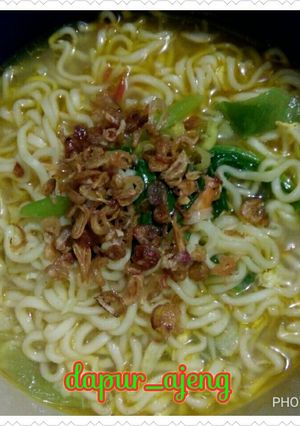 Foto resep Mi kuah kari sederhana