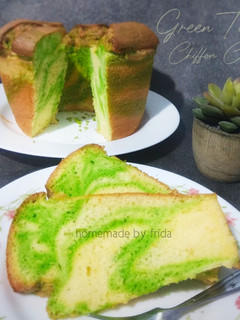 Foto resep Green Tea Chiffon Cake