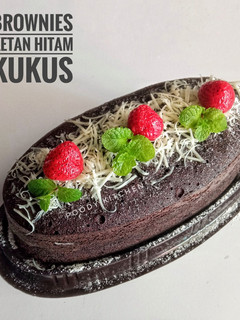 Foto resep Brownies Ketan Hitam Kukus