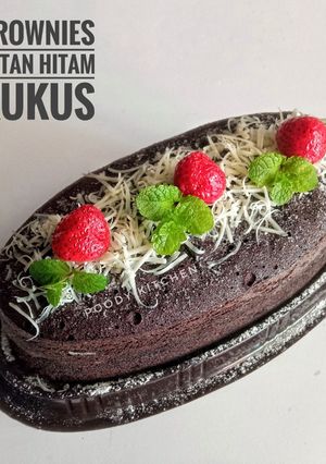 Foto resep Brownies Ketan Hitam Kukus