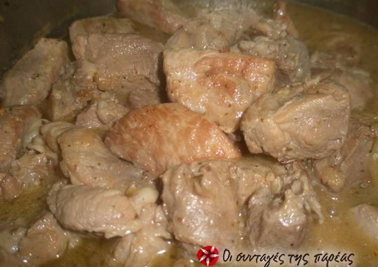 Recipe of Perfect Pan-fried pork in wine