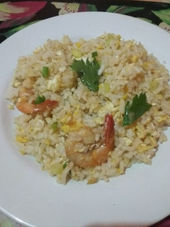 Foto resep Nasi goreng udang praktis