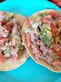Mexican-Style Tuna Tostadas