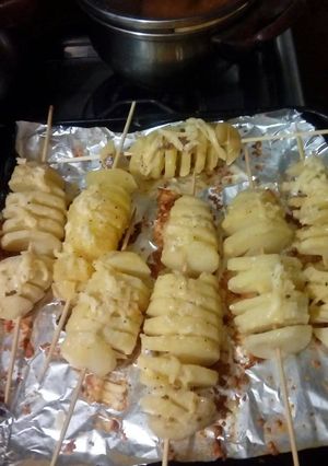 Una foto de Papas tornado