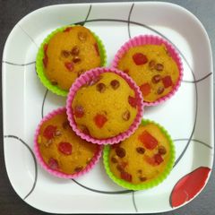 A picture of Orange muffins.