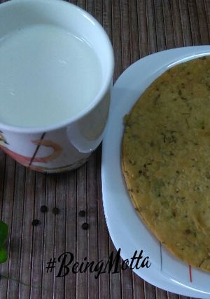 A picture of Lemongrass flavoured milk.