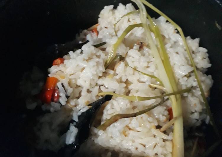 Cara Gampang memasak Nasi liwet magicom kecil yang enak