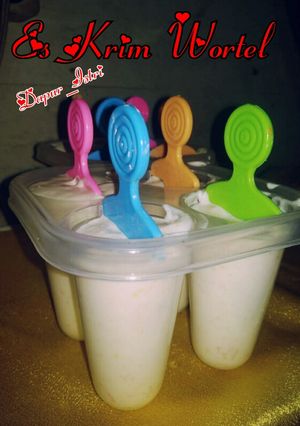 Foto resep Es Krim Wortel