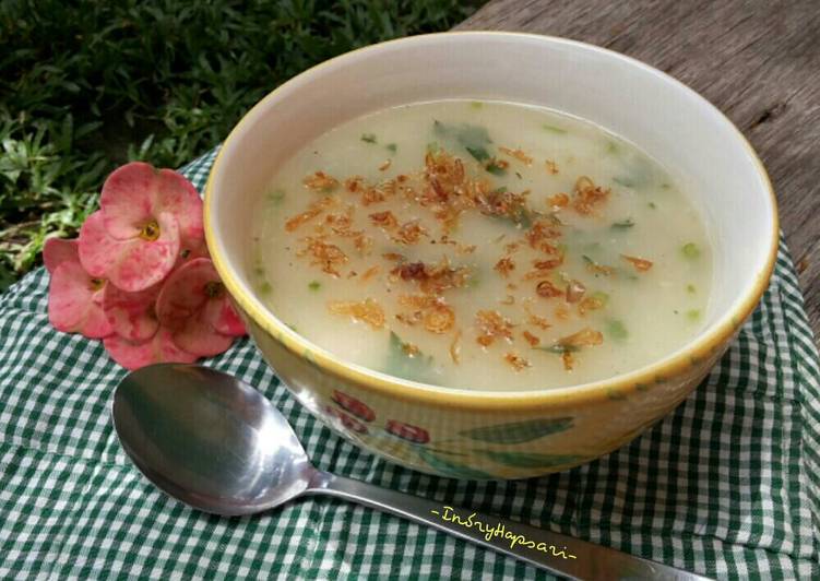 Resep Cassava Soup a.k.a Sop Ubi Kayu/Singkong (resep simple mama tercinta) yang Sempurna