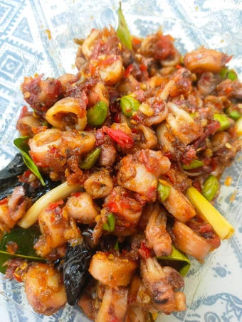 Recipe Sambal Cumi Pete 🦑 the Awesome  So Delicious