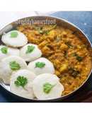 Idli Vada curry nashta combo