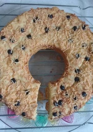 Foto resep Bolu Tape panggang.