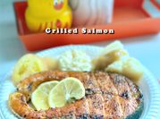 Gambar grill salmon