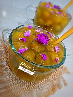 عکسی از دستور ❤ کمپوت گوجه سبز😋👌