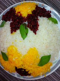 عکسی از دستور تزیین برنج