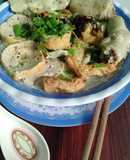 Bún chả thịt gà