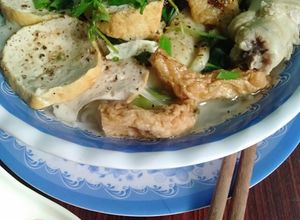 Hình của món Bún chả thịt gà.